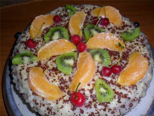 Как приготовить легкий вкусный торт в домашних условиях